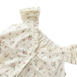 Rose Flower Frill Blouse
