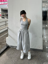 halter sleeveless t