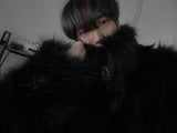 [Premium] ASCLO Western Buckle Fur Jacket