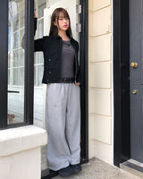 Leah Studded Banding Wide Training Jogger Pants
