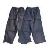 non-faded front pocket balloon pants