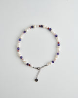 MP026 FRESHWATER PEARL WITH NATURAL STONE NECKLACE