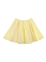 COTTON FLARE SKIRT (LEMON)
