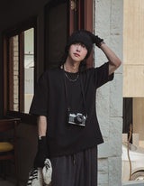 [Lining brushed/Plan] パフェ ブラッシュド レイヤード ショートスリーブ Tシャツ