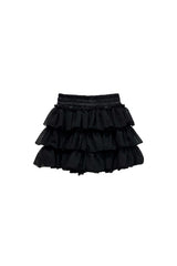 MINI HEART CANCAN SKIRT PANTS / BLACK