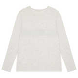 チェストパッチワーク長袖Tシャツ(グレー)