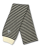 ストライプシンボルルックニットマフラー_クリーム