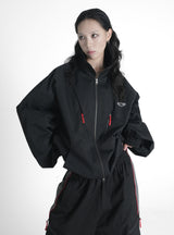 INTERVAL SHELL TRACK JACKET VER.2 BLACK
