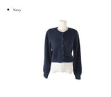 Doobie Soft Fur Button Long Sleeve Cardigan