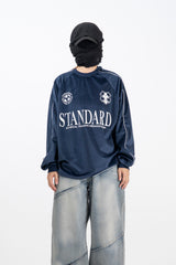 ダイスタンドベルベット長袖Tシャツ