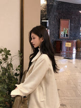 #Snow Boucle Double Half Coat