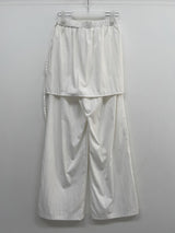 Geeks Wrap Nylon Wide Pants