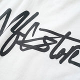MFC STOREスクリプトロゴTシャツ