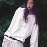 JUMP LONG SLEEVE T (CLOUD WHITE)