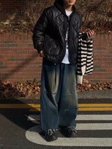 Lang Denim Balloon Wide Pants