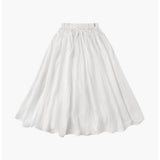 SOFT FLARE LONG SKIRT (White)