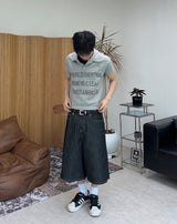 Desert Backbuckle Bermuda Pants