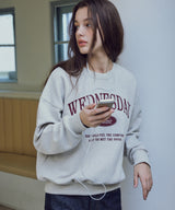 Signature Semi-Crop Sweatshirt_Oatmeal