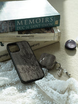 [MADE] lace khaki brown epoxy phone case