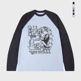 [UNISEX] フライデービンテージラグラン長袖Tシャツ