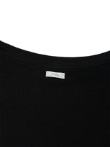 アンバランスボタンショルダートップ(BLACK)