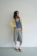Lazy sleeveless top_blue