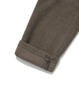 Bouclé Jersey One-Tuck Semi-Wide Cargo Pants Olive