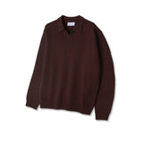 Modal open collar knitwear