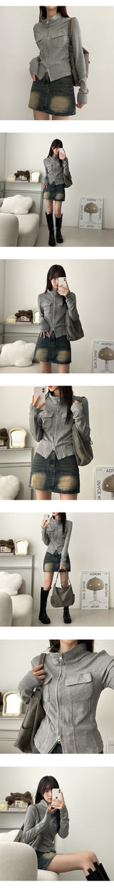 Clips Two Way Pocket Zip-Up