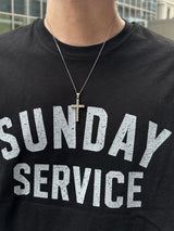 EVAN CUBIC CROSS NECKLACE