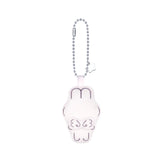 [MADE] bunny 絵文字キーリング (pink)