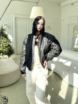 1101. シフォンリボンクロップT