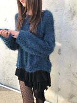 アンバランスフリルミニスカート