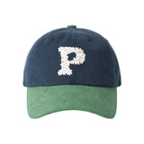 フローラル Pロゴ ボールキャップ (Green & Navy)