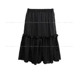Rinko Dot Frill Chiffon Skirt