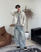 Phalan Utility Zipper Wind Jacket