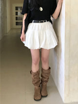 Draw Balloon Belt SET Banding MIni Skirt