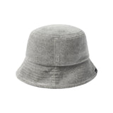 24FW ベーシックロゴベロアバケットハット メランジ