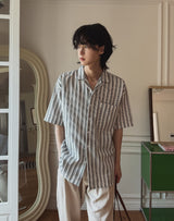 Parry stripe short sleeves shirt