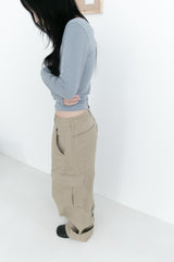 camp pocket cargo pants(2colors)
