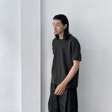 Waffle Henley Relaxed Tee