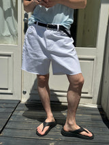 Cutting cotton short pants(2color)