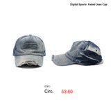 Faded Jean Cap