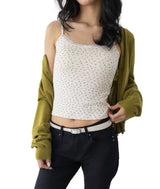 Olly Shirred Sleeve Knit Cardigan