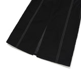 コレクションソフトベルベットウーブンロングスカート [ブラック]