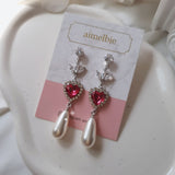 Heart Jewel Princess Piercing - Rosepink
