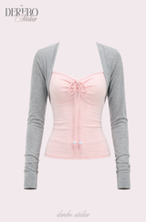 Blanc Center Gray Long-Sleeve T-Shirt