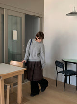 Hank Color Mix Round Wool Knit