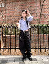 MULTI STRIPE SEMI SHIRT (2C)