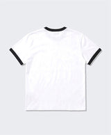 Essential Standard Short-Sleeve Ringer T-Shirt Travel Bear White